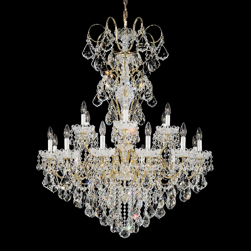 Chandeliers with Colored Glass for a Splash of ColorChandeliers with Colored Glass for a Splash of Color18 Light Chandelier