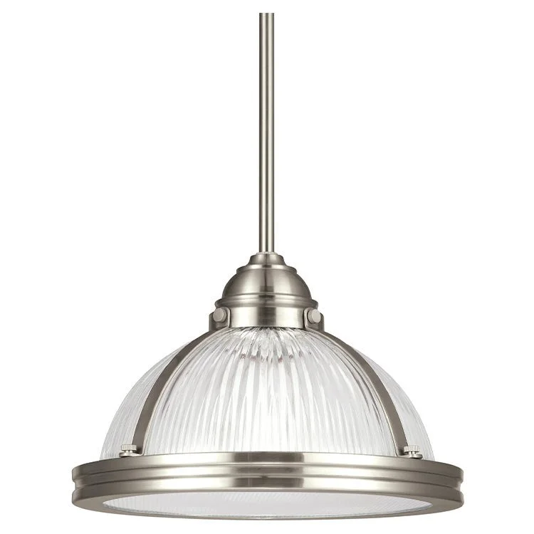 Pratt Street Prismatic Single-Light LED Pendant