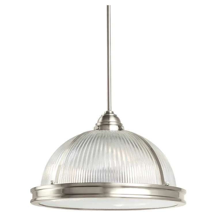 Pratt Street Prismatic Three-Light LED Pendant