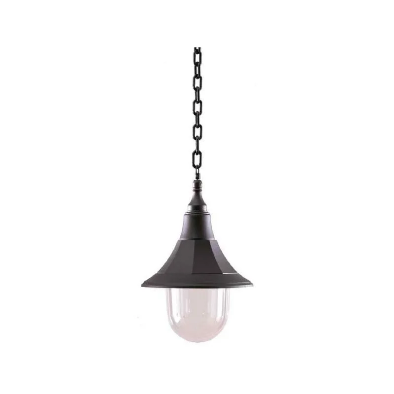 Shannon Chain Pendant Lantern in Black E27 IP44 Elstead Lighting - ELS.SHANNON-CHAIN