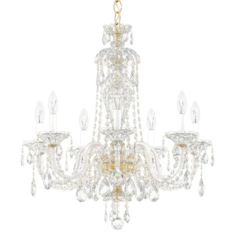 Ceiling - Mounted Chandeliers for Standard CeilingsCeiling - Mounted Chandeliers for Standard CeilingsSterlg 7 Light Chandelier Rich Auerelia Gold Clear Spectra Crystal - One Size Ceiling - Mounted Chandeliers for Standard CeilingsCeiling - Mounted Chandeliers for Standard CeilingsSterlg 7 Light Chandelier Rich Auerelia Gold Clear Spectra Crystal - One Size