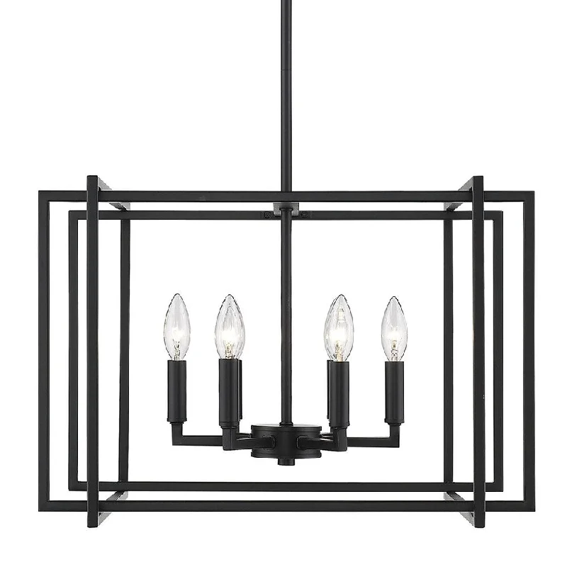 Minimalist Chandeliers for Sleek and Simple InteriorsMinimalist Chandeliers for Sleek and Simple InteriorsStrick & Bolton Norwood Steel 6-light Geometric Chandelier