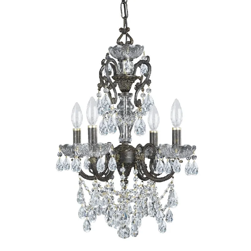 Minimalist Chandeliers for Sleek and Simple InteriorsMinimalist Chandeliers for Sleek and Simple InteriorsTimeless Home Four Light Mini Chandelier Legacy English Bronze - Exact Size