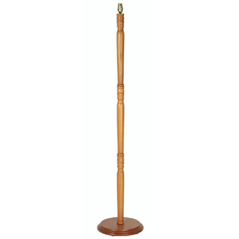 Cherry Finish Wooden Floor Lamp