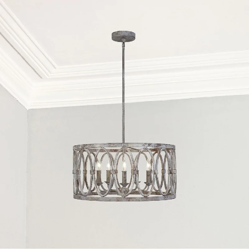 Chandeliers with Pendant Lights for a Stylish LookChandeliers with Pendant Lights for a Stylish LookUrban Home Five Light Chandelier Patrice - Exact Size