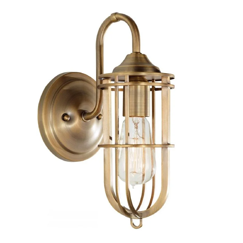Explosion - Proof Industrial Lighting for Hazardous LocationsUrban Renewal Wall Light E27 in Dark Antique Brass Elstead Lighting - ELS.FE-URBANRWL-WB1
