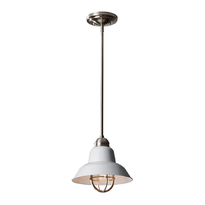 Urban Renewal Pendant Light E27 in Brushed Steel Elstead Lighting - ELS.FE-URBANRWL-P-G