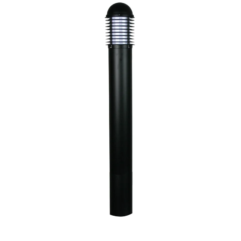 Velika Bollard 1200mm IN-GROUND 240v E27 in Black - OL7155BK