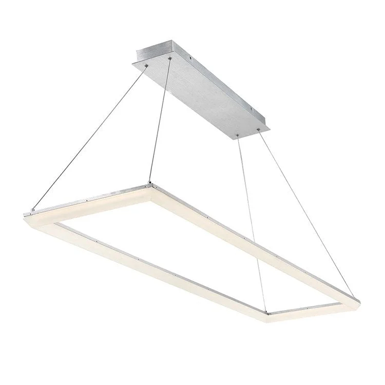 Frame Single-Light Rectangular 58" LED Pendant 3000K