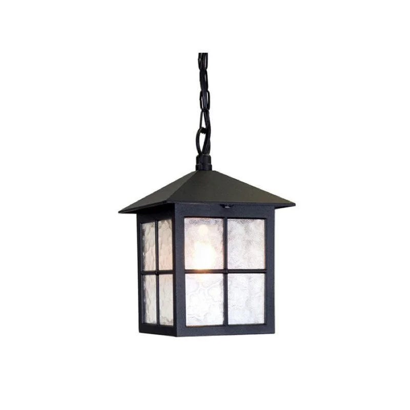 Winchester Porch Chain Lantern E27 in Black Elstead Lighting - ELS.BL18B-BLACK