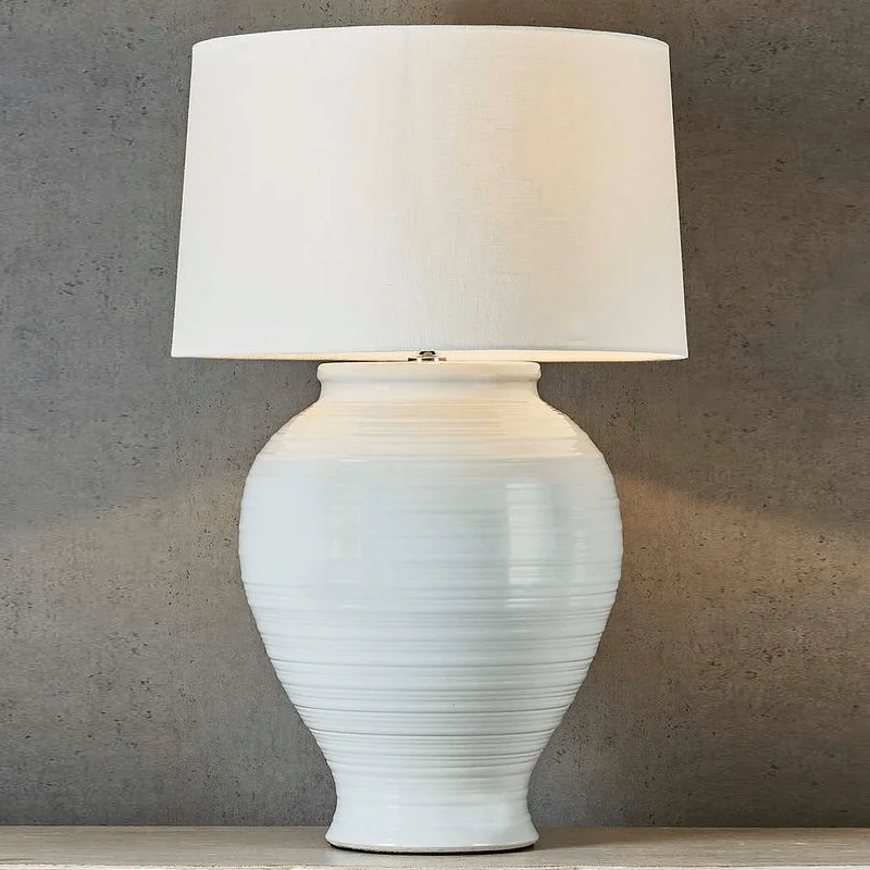 Classic Glazed Ceramic Table Lamp