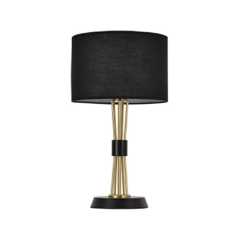 Daniella Table Lamp Black and Gold