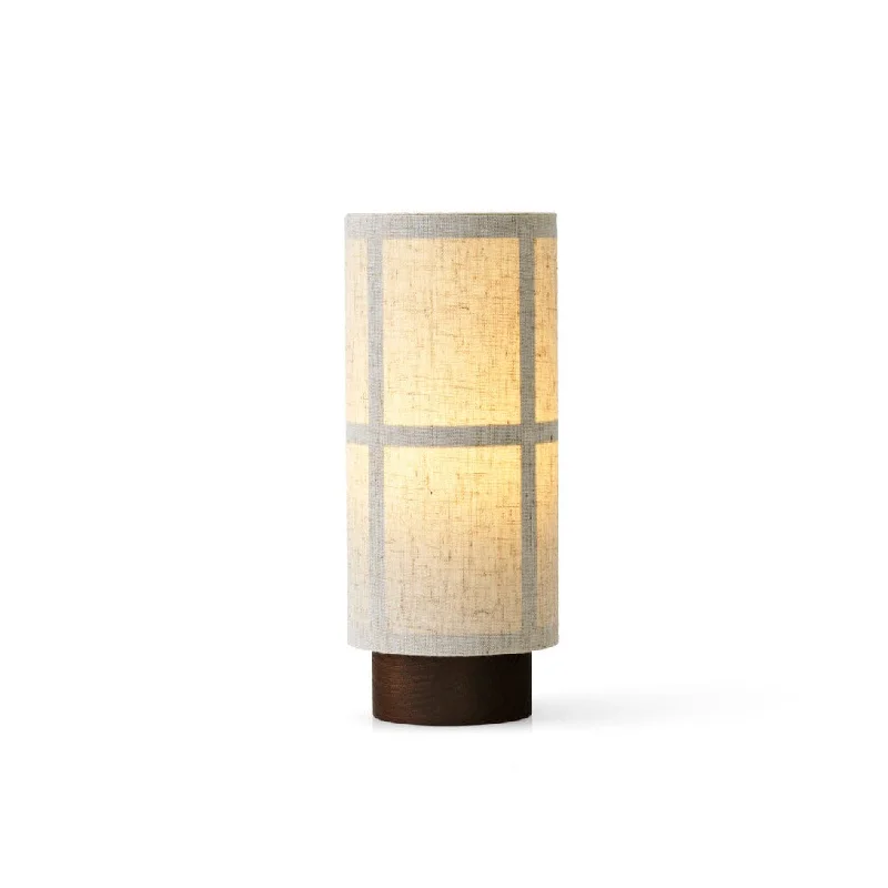 fabric table lamps with a linen shade for a relaxed and breathable lookHashira Portable Lamp