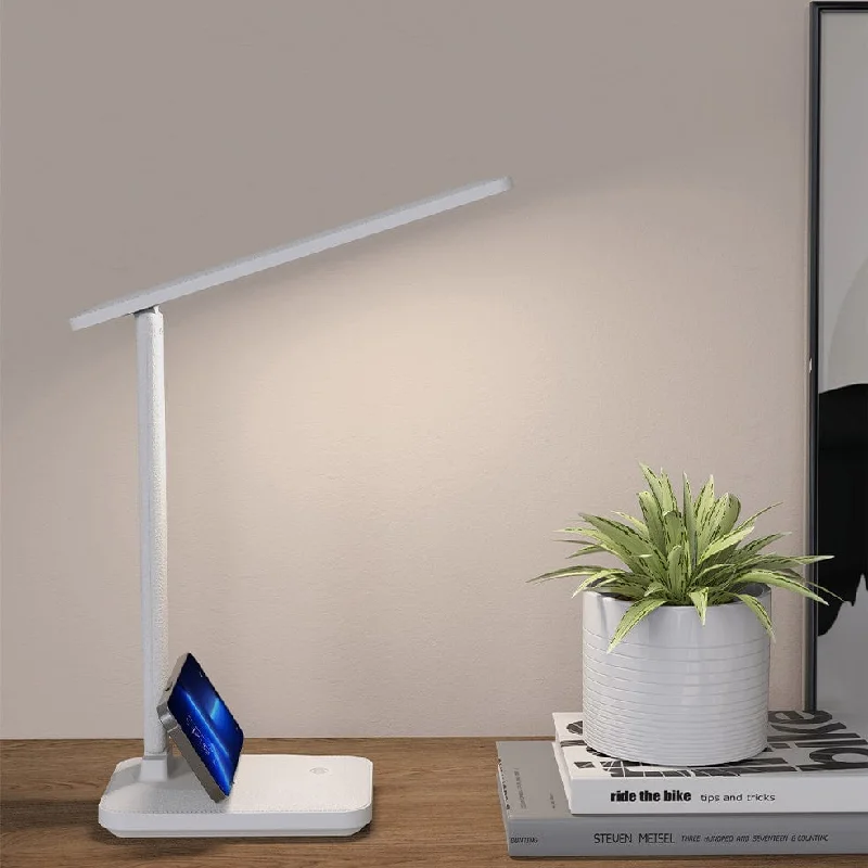 Lenny Rechargeable Folding Desk Lamp | Black or White