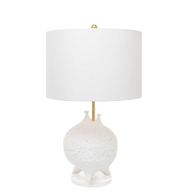 Luna White Table Lamp