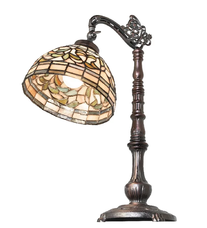 Tiffany Turning Leaf One Light Table Lamp