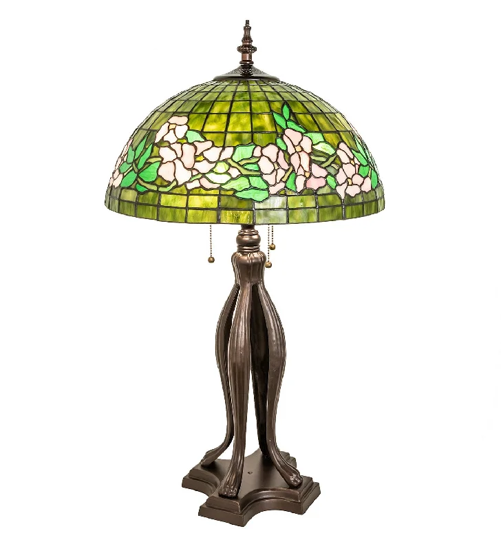 Tiffany Banded Dogwood 33" Table Lamp