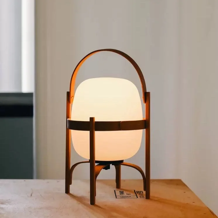 Minimalist Japanese Style Lantern Table Lamp