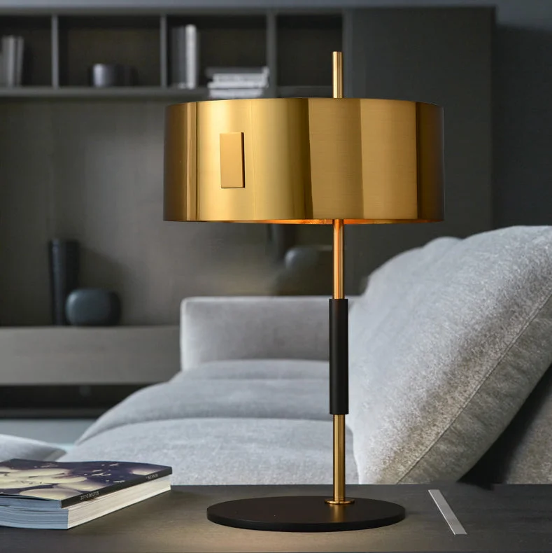 Mondo Gold and Black Table Lamp