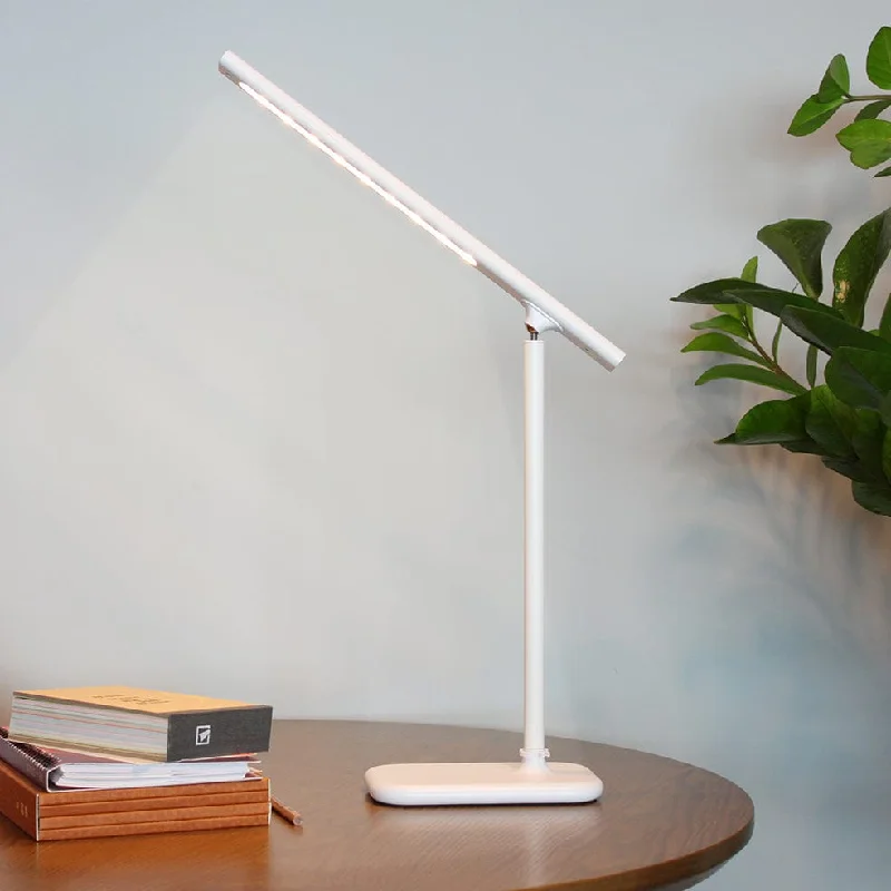 Multifunctional LED Table Lamp - Rechargeable and Dimmable | Black or White