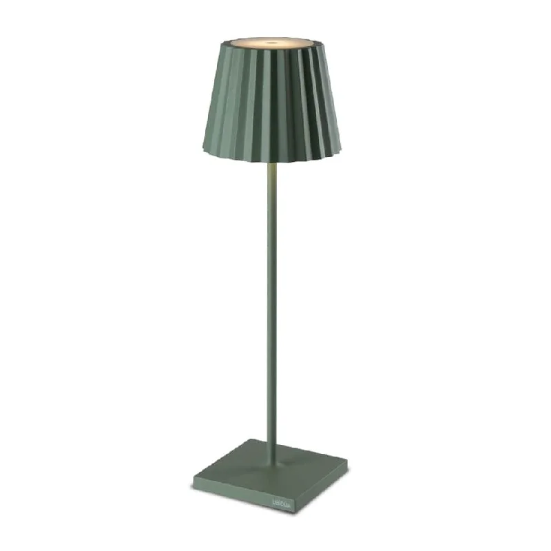 Plisse Rechargeable Table Lamp - Dimmable | Six Colour Options