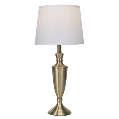 Priscilla Metal Table Lamp in Antique Brass