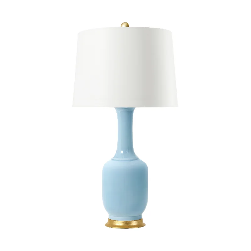 Safira Lamp in SKy Blue With Shade