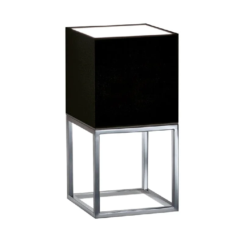 modern minimalist table lamps for contemporary living roomsSpace Table Lamp - Stainless Steel & Fabric