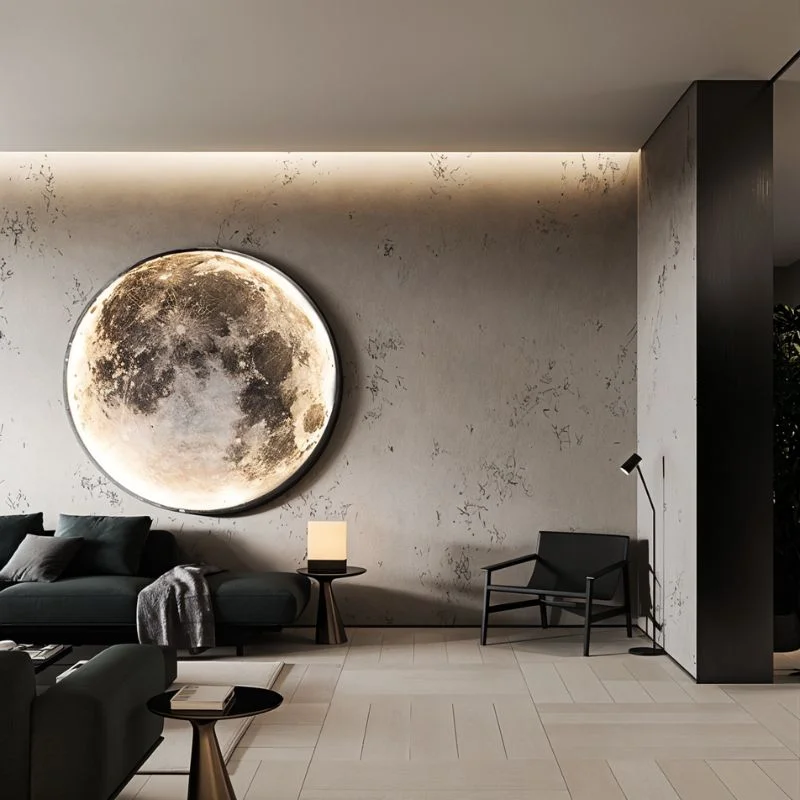 Astro Moon Wall Lamp Illuminated Art