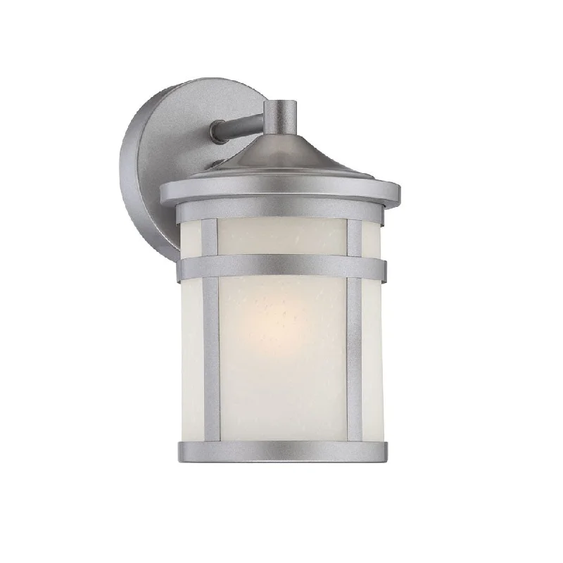 Brushed Silver Hanging Lantern Shape Wall Light By Homeroots