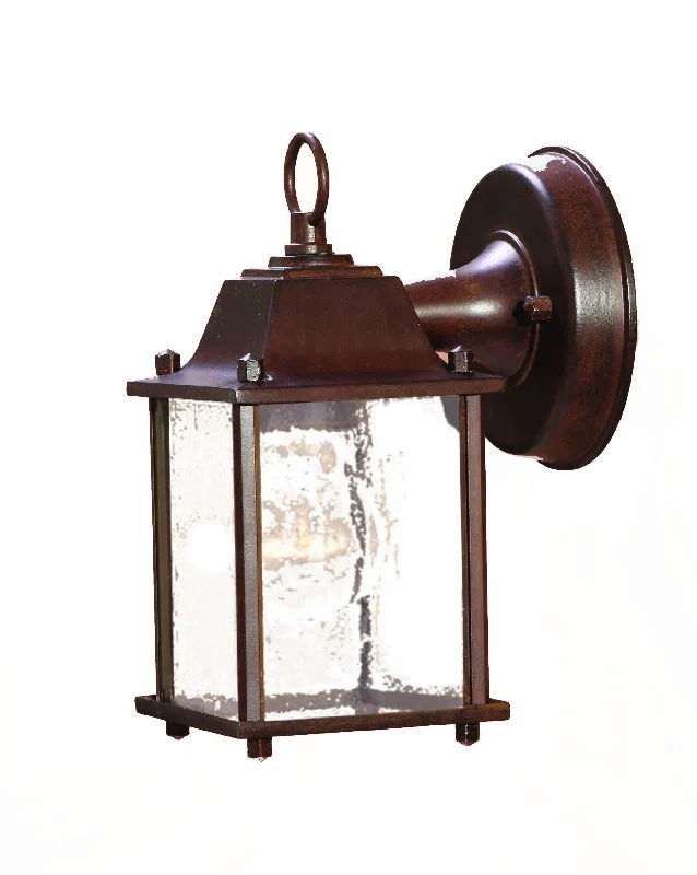 Dark Brown Hanging Waterfall Glass Lantern Wall Light By Homeroots