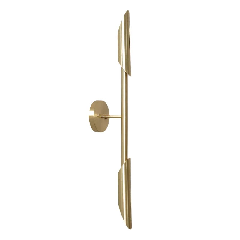 Double Light Brass Balance Wall Sconce