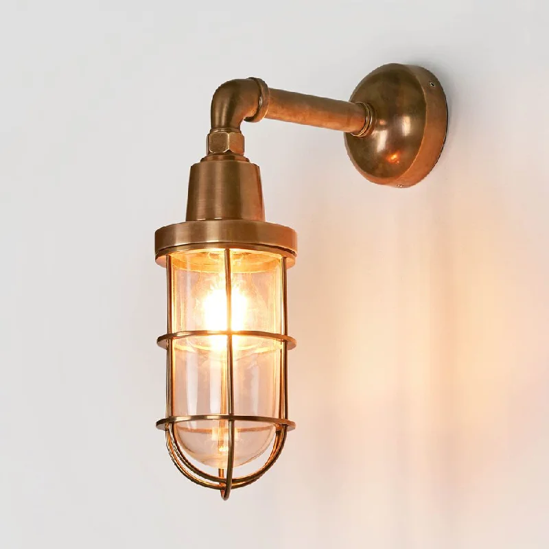 Starboard Wall Lamp Antique Brass