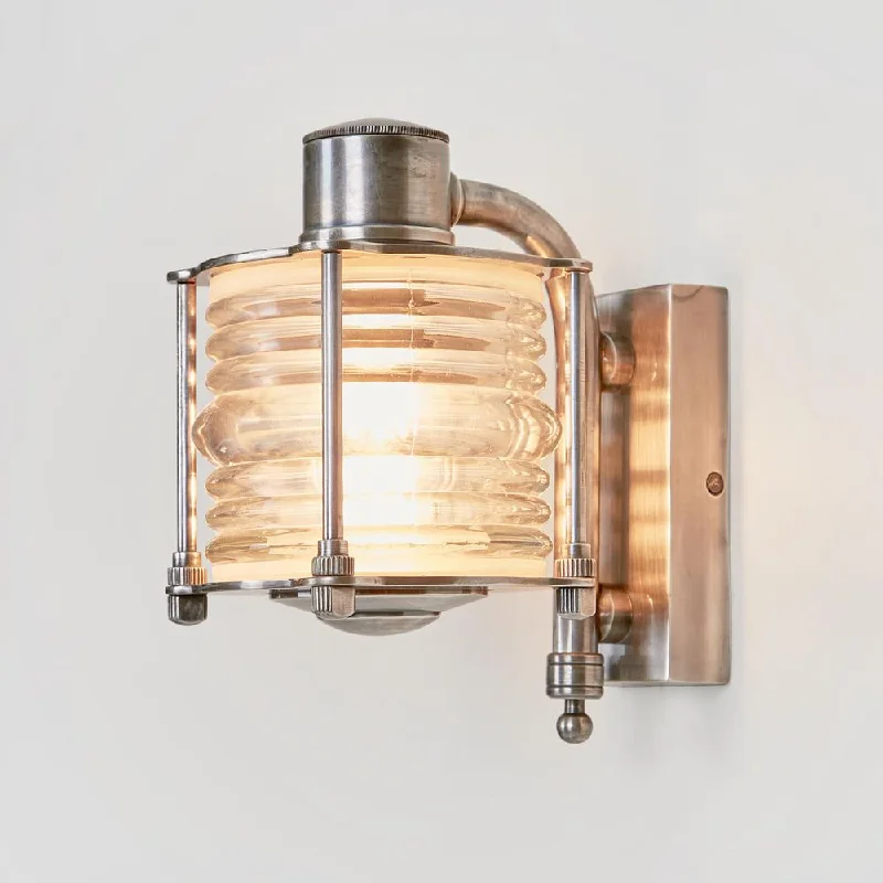 Yarra Wall Lamp Antique Silver