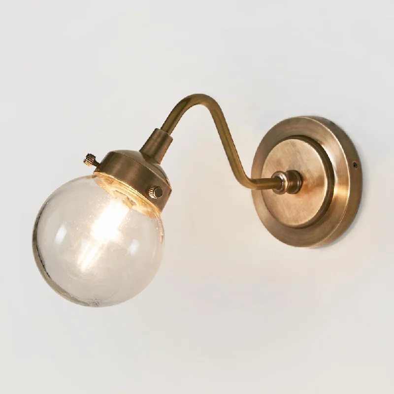 ceramic wall lamps with hand - painted designs for an artistic touchBeacon Outdoor Wall Light Antique Brass