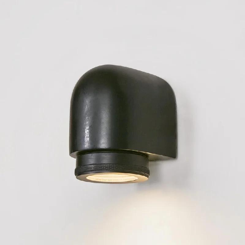 glass wall lamps with frosted glass for soft, diffused lightSea Rock Outdoor Wall Light Black