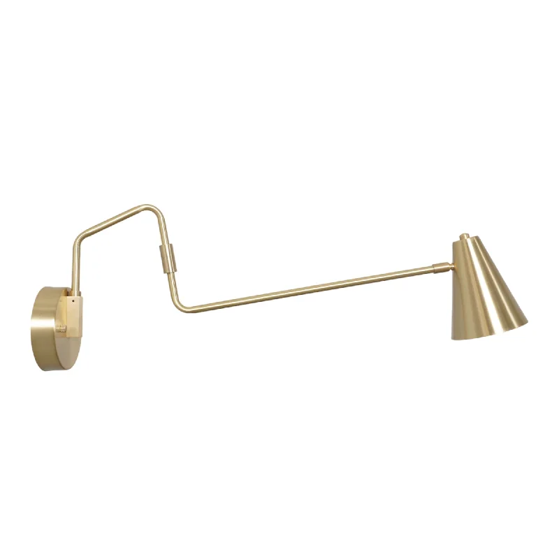 Novel Brass Swing Arm Wall Lamp