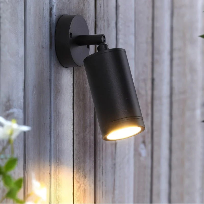 ceramic wall lamps with hand - painted designs for an artistic touchLuxa Outdoor Spotlight