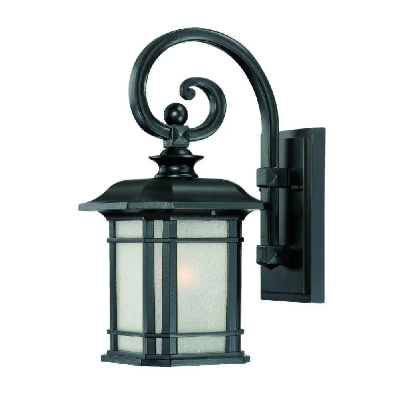 industrial style wall lamps with exposed bulbs for urban loftsMatte Black Frosted Linen Glass Lantern Wall Light By Homeroots industrial style wall lamps with exposed bulbs for urban loftsMatte Black Frosted Linen Glass Lantern Wall Light By Homeroots