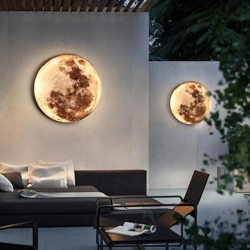 Wabi Sabi Moon Wall Lamp HTD-IW1433-089