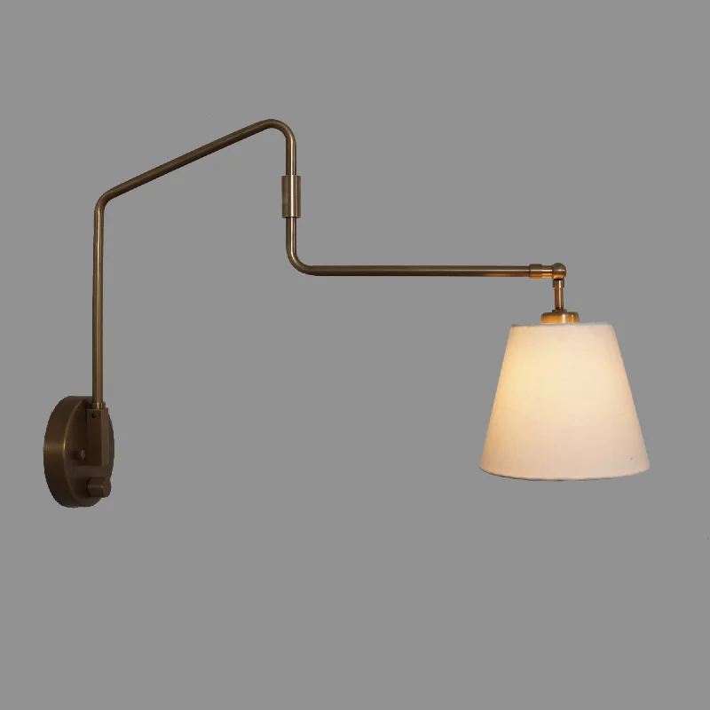 Novel Brass Swing Arm Wall Lamp