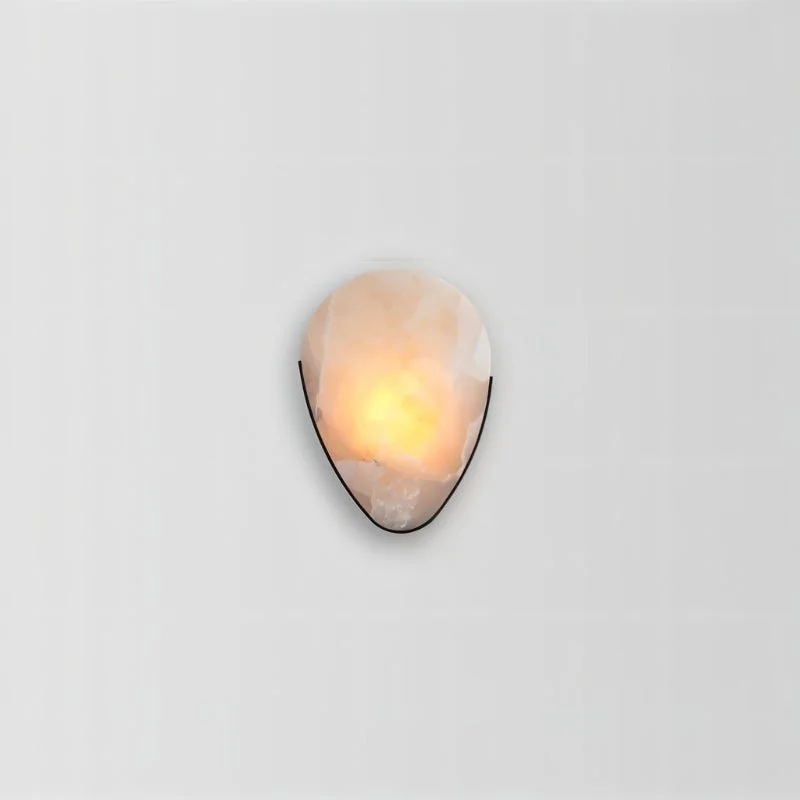 modern minimalist wall lamps for contemporary living roomsRitu Alabaster Wall Sconce