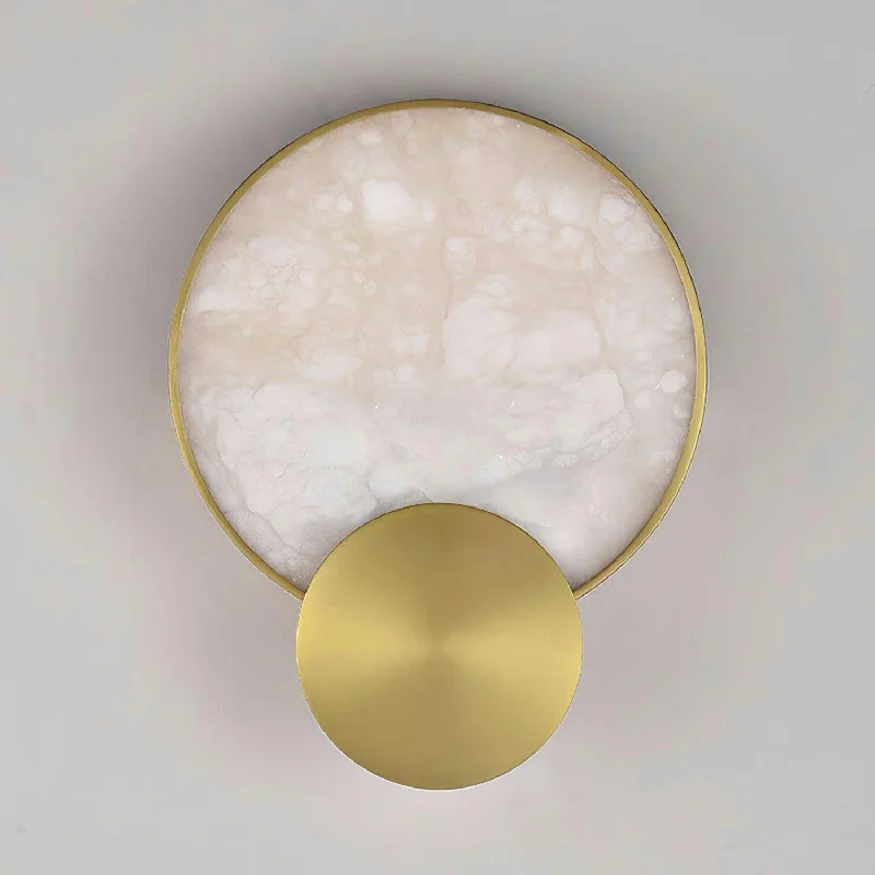 Gold & White Alabaster