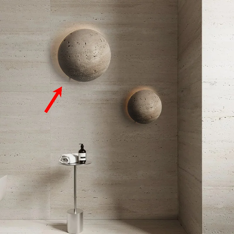 gothic style wall lamps with dark finishes for a mysterious libraryBeige natural Travertine marble Wall lamp 60109-W30 gothic style wall lamps with dark finishes for a mysterious libraryBeige natural Travertine marble Wall lamp 60109-W30