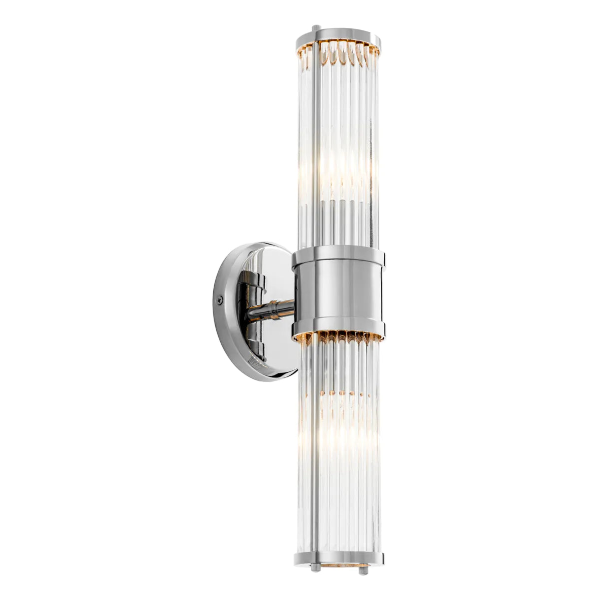 leather wall lamps with a distressed texture for a rugged and stylish lookWall Lamp Claridges Double