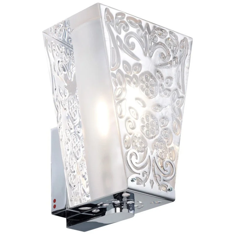 asian - inspired wall lamps with bamboo or paper shades for a zen - like Wall lamp Fabbian Vicky D69 D01 00