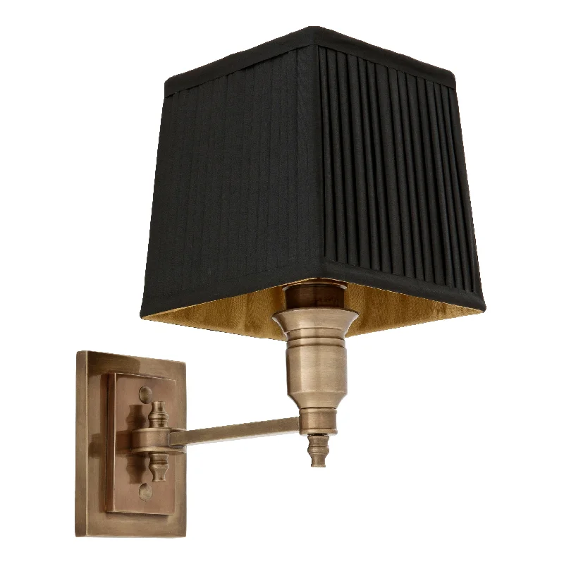metal wall lamps with a matte black finish for a sleek and modern lookWall Lamp Lexington Single